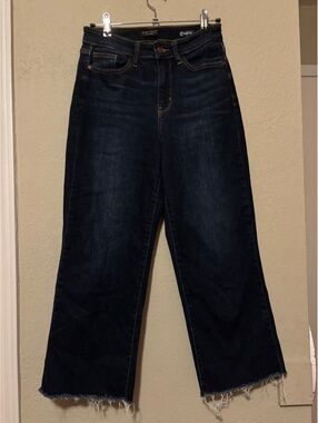 Judy Blue Dark Wash Wide Leg Jeans Size 1/25